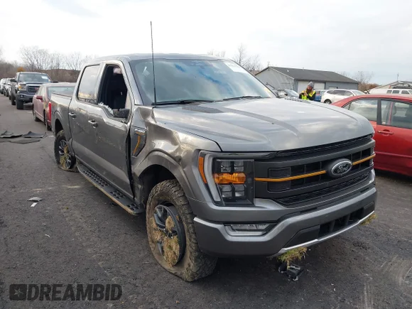 ✅ 2023 Ford F-150 Tremor • VIN: 1FTEW1E86PFB55569 • Lot: 43627709. Wystawiony na IAAI z przebiegiem 49 685 mil. Bezpłatny archiwum sprzedaży aukcyjnych z USA i szczegółowy raport historii pojazdu na DreamBid. Zdjęcie 1.