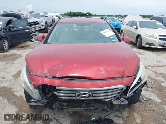 ✅ 2016 Hyundai Sonata 2.4L • VIN: 5NPE24AF0GH272071 • Lot: 45050300. Wystawiony na IAAI z przebiegiem 114 579 mil. Bezpłatny archiwum sprzedaży aukcyjnych z USA i szczegółowy raport historii pojazdu na DreamBid. Zdjęcie 6.