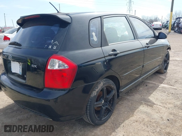 ✅ 2008 Kia Spectra • VIN: KNAFE161885017559 • Lot: 41829231. Wystawiony na IAAI z przebiegiem 263 721 mil. Bezpłatny archiwum sprzedaży aukcyjnych z USA i szczegółowy raport historii pojazdu na DreamBid. Zdjęcie 4.