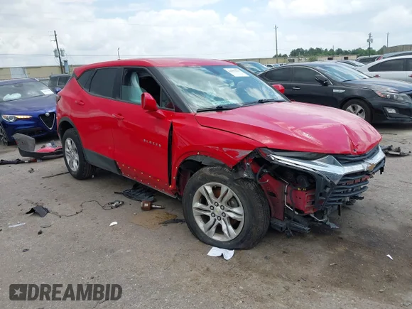 ✅ 2020 Chevrolet Blazer LT • VIN: 3GNKBCRSXLS673729 • Лот: 44895223. Опубликован ранее на IAAI с пробегом 59 403 миль. Бесплатный доступ к архиву аукционных продаж из США и подробный отчёт об истории автомобиля на DreamBid. Изображение 1.