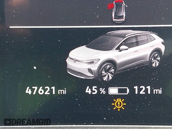 ✅ 2023 Volkswagen ID.4 Pro • VIN: 1V2CMPE80PC008583 • Lot: 45165866. Listed on IAAI with 47,621 mi. Free auction sales archive from the USA and detailed vehicle history report at DreamBid. Image 7.