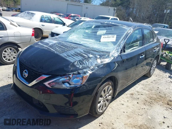 ✅ 2019 Nissan Sentra SV • VIN: 3N1AB7AP8KY456259 • Lot: 44608230. Wystawiony na IAAI z przebiegiem 142 006 mil. Bezpłatny archiwum sprzedaży aukcyjnych z USA i szczegółowy raport historii pojazdu na DreamBid. Zdjęcie 2.