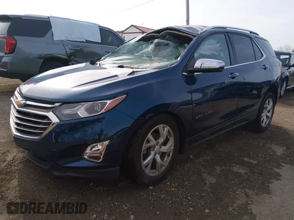 ✅ 2020 Chevrolet Equinox Premier • VIN: 2GNAXXEV2L6112282 • Lot: 44858629. Wystawiony na IAAI z przebiegiem 43 221 mil. Bezpłatny archiwum sprzedaży aukcyjnych z USA i szczegółowy raport historii pojazdu na DreamBid. Zdjęcie 2.