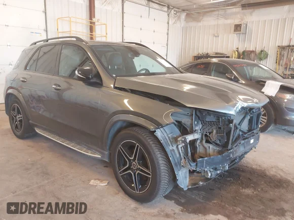 ✅ 2020 Mercedes-Benz GLE 350 • VIN: 4JGFB4KB5LA236633 • Лот: 45219287. Опубликован ранее на IAAI с пробегом 76 516 миль. Бесплатный доступ к архиву аукционных продаж из США и подробный отчёт об истории автомобиля на DreamBid. Изображение 1.
