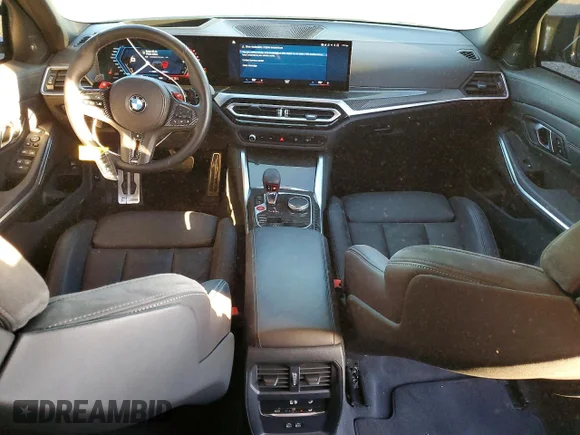 ✅ 2024 BMW M3 Competition xDrive • VIN: WBS43AY00RFR53474 • Lot: 72255645. Listed on Copart with 7,801 mi. Free auction sales archive from the USA and detailed vehicle history report at DreamBid. Image 8.