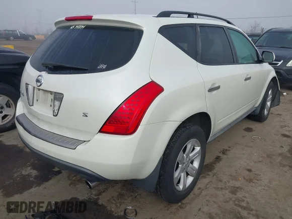 ✅ 2006 Nissan Murano SL • VIN: JN8AZ08T56W404561 • Лот: 44154385. Опубліковано раніше на IAAI з пробігом 156 737 миль. Безкоштовний доступ до архіву аукціонних продажів зі США та докладний звіт про історію автомобіля на DreamBid. Зображення 4.