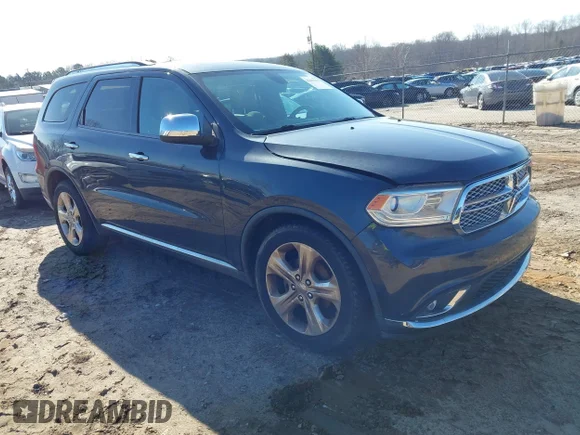 ✅ 2015 Dodge Durango SXT • VIN: 1C4RDHAG4FC145572 • Lot: 41493355. Wystawiony na IAAI z przebiegiem Nie podano. Bezpłatny archiwum sprzedaży aukcyjnych z USA i szczegółowy raport historii pojazdu na DreamBid. Zdjęcie 1.