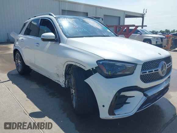 ✅ 2025 Mercedes-Benz GLE 450 • VIN: 4JGFB5KB8SB349765 • Lot: 42188140. Wystawiony na IAAI z przebiegiem 4 029 mil. Bezpłatny archiwum sprzedaży aukcyjnych z USA i szczegółowy raport historii pojazdu na DreamBid. Zdjęcie 6.