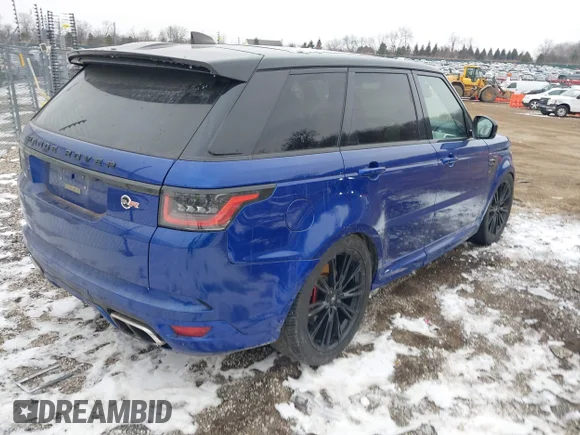 ✅ 2018 Land Rover Range Rover Sport SVR • VIN: SALWZ2SE6JA189388 • Лот: 44284331. Опубліковано раніше на IAAI з пробігом 68 694 миль. Безкоштовний доступ до архіву аукціонних продажів зі США та докладний звіт про історію автомобіля на DreamBid. Зображення 4.