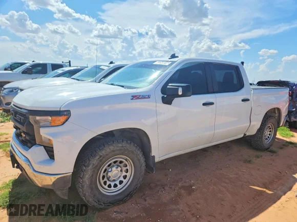 ✅ 2023 Chevrolet Silverado 1500 Work Truck • VIN: 1GCUDAED0PZ291936 • Lot: 57275506. Listed on Copart with 108,096 mi. Free auction sales archive from the USA and detailed vehicle history report at DreamBid. Image 1.