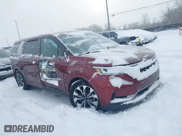 ✅ 2023 Kia Carnival EX • VIN: KNDNC5H31P6296114 • Lot: 44217718. Wystawiony na IAAI z przebiegiem 84 739 mil. Bezpłatny archiwum sprzedaży aukcyjnych z USA i szczegółowy raport historii pojazdu na DreamBid. Zdjęcie 1.