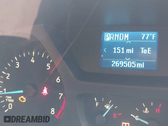 ✅ 2016 Ford Transit Cargo • VIN: 1FTYE1YM8GKA50161 • Lot: 44852492. Wystawiony na IAAI z przebiegiem 269 505 mil. Bezpłatny archiwum sprzedaży aukcyjnych z USA i szczegółowy raport historii pojazdu na DreamBid. Zdjęcie 7.