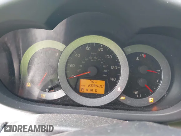 ✅ 2010 Toyota RAV4 • VIN: JTMZF4DV0A5020384 • Lot: 45030965. Listed on IAAI with 263,880 mi. Free auction sales archive from the USA and detailed vehicle history report at DreamBid. Image 7.