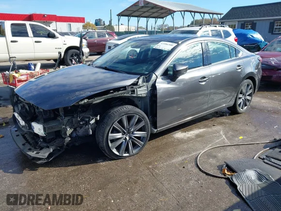 ✅ 2018 Mazda 6 Grand Touring • VIN: JM1GL1TY2J1314855 • Лот: 43586500. Опубліковано раніше на IAAI з пробігом 48 377 миль. Безкоштовний доступ до архіву аукціонних продажів зі США та докладний звіт про історію автомобіля на DreamBid. Зображення 2.