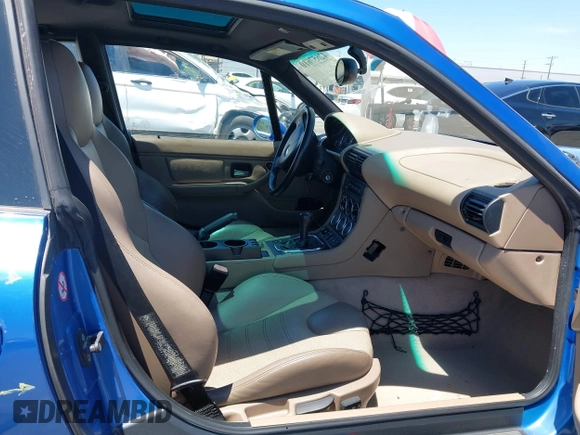 ✅ 2000 BMW Z3 M Roadster • VIN: WBSCM9349YLC62206 • Lot: 42657610. Wystawiony na IAAI z przebiegiem 159 851 mil. Bezpłatny archiwum sprzedaży aukcyjnych z USA i szczegółowy raport historii pojazdu na DreamBid. Zdjęcie 5.