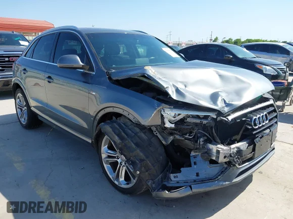 ✅ 2016 Audi Q3 Prestige • VIN: WA1GFCFS1GR023164 • Lot: 41990810. Listed on IAAI with 114,888 mi. Free auction sales archive from the USA and detailed vehicle history report at DreamBid. Image 1.