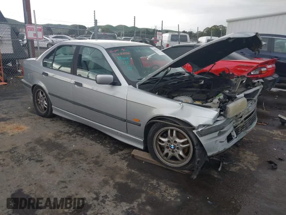 ✅ 1997 BMW 3 Series • VIN: WBACD3327VAV19335 • Lot: 44083597. Listed on IAAI with 141,254 mi. Free auction sales archive from the USA and detailed vehicle history report at DreamBid. Image 1.