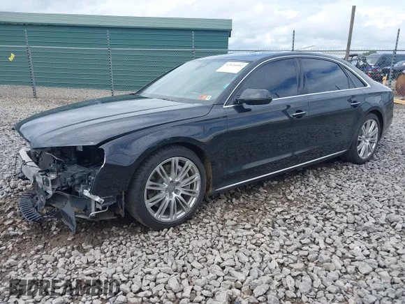 ✅ 2015 Audi A8 3.0T • VIN: WAU3GAFD0FN004860 • Лот: 42524492. Опубліковано раніше на IAAI з пробігом 113 163 миль. Безкоштовний доступ до архіву аукціонних продажів зі США та докладний звіт про історію автомобіля на DreamBid. Зображення 2.