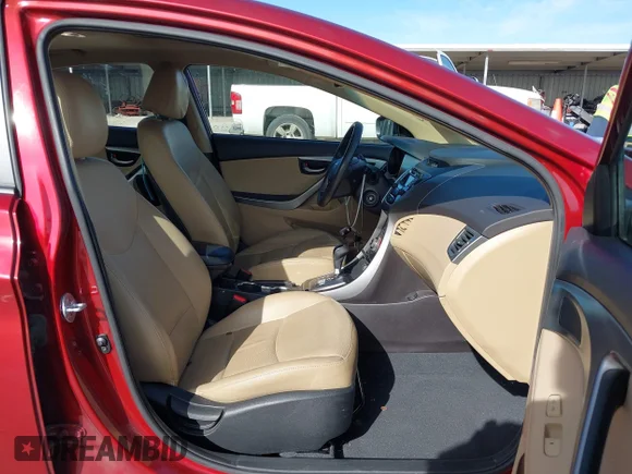 ✅ 2013 Hyundai Elantra Limited • VIN: 5NPDH4AE9DH235629 • Лот: 44091149. Опубліковано раніше на IAAI з пробігом 109 619 миль. Безкоштовний доступ до архіву аукціонних продажів зі США та докладний звіт про історію автомобіля на DreamBid. Зображення 5.