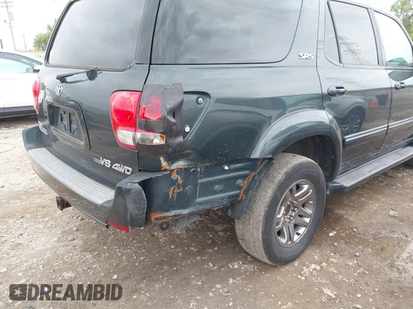 ✅ 2006 Toyota Sequoia SR5 • VIN: 5TDBT44A36S271697 • Lot: 45126062. Wystawiony na IAAI z przebiegiem 334 695 mil. Bezpłatny archiwum sprzedaży aukcyjnych z USA i szczegółowy raport historii pojazdu na DreamBid. Zdjęcie 6.