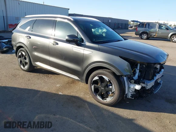 ✅ 2025 Kia Sorento SX Prestige • VIN: KNDRMDJH9S5414021 • Лот: 44279123. Опубликован ранее на IAAI с пробегом 5 143 миль. Бесплатный доступ к архиву аукционных продаж из США и подробный отчёт об истории автомобиля на DreamBid. Изображение 1.