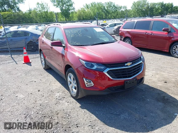 ✅ 2019 Chevrolet Equinox LT • VIN: 3GNAXVEX2KL196474 • Лот: 45071058. Опубліковано раніше на IAAI з пробігом 33 587 миль. Безкоштовний доступ до архіву аукціонних продажів зі США та докладний звіт про історію автомобіля на DreamBid. Зображення 1.