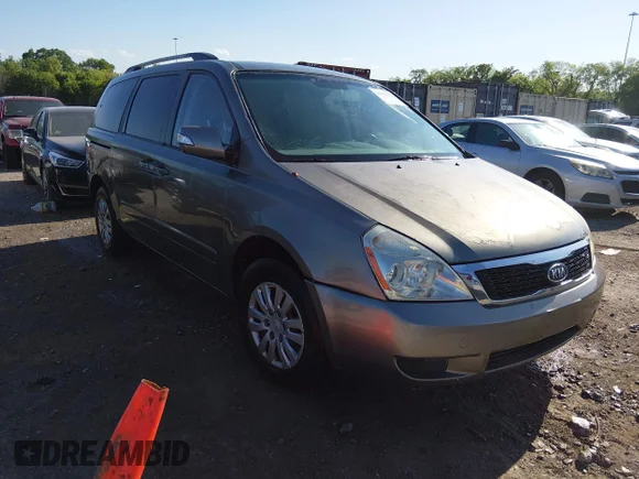 ✅ 2011 Kia Sedona LX • VIN: KNDMG4C76B6368812 • Lot: 44914564. Listed on IAAI with 219,602 mi. Free auction sales archive from the USA and detailed vehicle history report at DreamBid. Image 1.