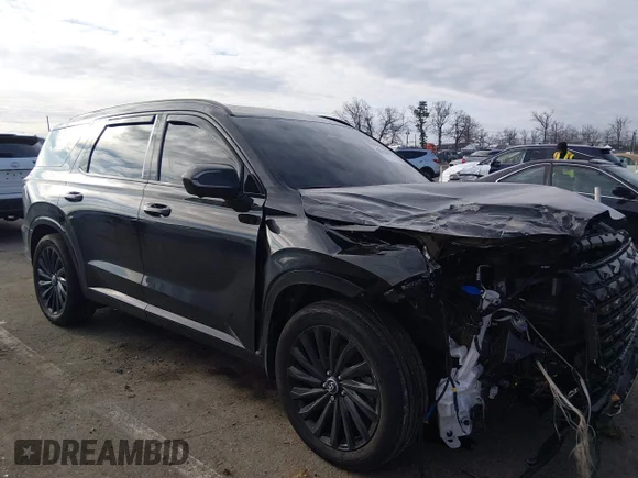 ✅ 2025 Hyundai Palisade Calligraphy • VIN: KM8R7DGE0SU952239 • Lot: 44642888. Wystawiony na IAAI z przebiegiem 16 854 mil. Bezpłatny archiwum sprzedaży aukcyjnych z USA i szczegółowy raport historii pojazdu na DreamBid. Zdjęcie 1.