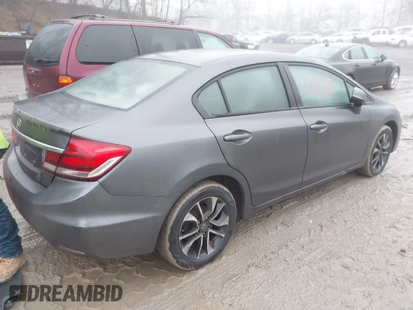 ✅ 2013 Honda Civic EX • VIN: 2HGFB2F88DH522732 • Lot: 44421358. Listed on IAAI with 163,858 mi. Free auction sales archive from the USA and detailed vehicle history report at DreamBid. Image 4.