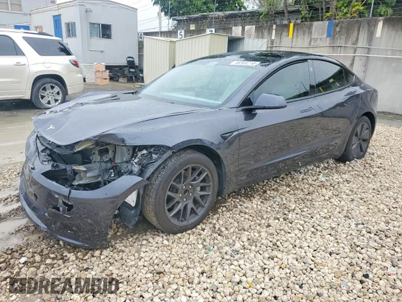 ✅ 2025 Tesla Model 3 Long Range • VIN: 5YJ3E1EA6SF029805 • Lot: 46564216. Listed on Copart with 11,206 mi. Free auction sales archive from the USA and detailed vehicle history report at DreamBid. Image 1.