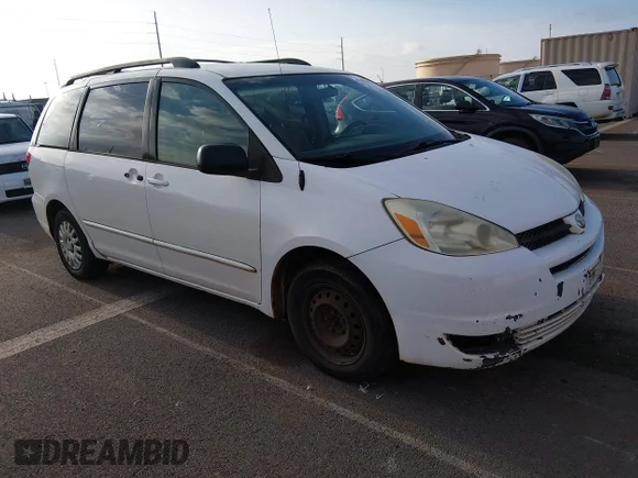 ✅ 2005 Toyota Sienna LE • VIN: 5TDZA23C25S319703 • Lot: 44758263. Listed on IAAI with 208,950 mi. Free auction sales archive from the USA and detailed vehicle history report at DreamBid. Image 1.