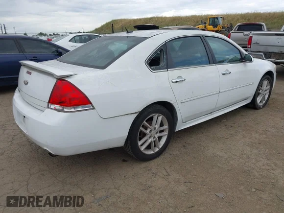 ✅ 2013 Chevrolet Impala LTZ • VIN: 2G1WC5E30D1212658 • Лот: 44922814. Опубліковано раніше на IAAI з пробігом 131 569 миль. Безкоштовний доступ до архіву аукціонних продажів зі США та докладний звіт про історію автомобіля на DreamBid. Зображення 4.