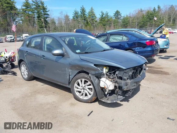 ✅ 2013 Mazda 3 i Touring • VIN: JM1BL1L86D1707465 • Лот: 44967443. Опубліковано раніше на IAAI з пробігом 147 906 миль. Безкоштовний доступ до архіву аукціонних продажів зі США та докладний звіт про історію автомобіля на DreamBid. Зображення 1.