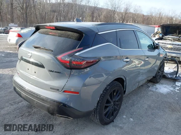 ✅ 2023 Nissan Murano SV • VIN: 5N1AZ2BS6PC104274 • Lot: 44261861. Wystawiony na IAAI z przebiegiem 36 470 mil. Bezpłatny archiwum sprzedaży aukcyjnych z USA i szczegółowy raport historii pojazdu na DreamBid. Zdjęcie 4.