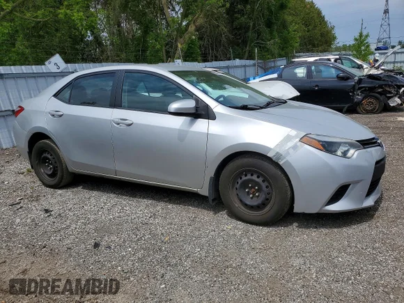 ✅ 2014 Toyota Corolla LE • VIN: 2T1BURHE8EC191844 • Lot: 55061496. Listed on Copart with 343,010 mi. Free auction sales archive from the USA and detailed vehicle history report at DreamBid. Image 4.