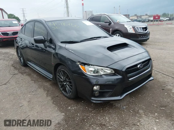 ✅ 2015 Subaru WRX • VIN: JF1VA1A64F9817638 • Lot: 45115150. Listed on IAAI with 127,579 mi. Free auction sales archive from the USA and detailed vehicle history report at DreamBid. Image 1.