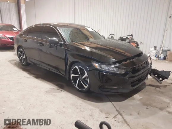 ✅ 2018 Honda Accord Sport • VIN: 1HGCV2F36JA012873 • Лот: 44043397. Опубликован ранее на IAAI с пробегом 124 837 миль. Бесплатный доступ к архиву аукционных продаж из США и подробный отчёт об истории автомобиля на DreamBid. Изображение 1.