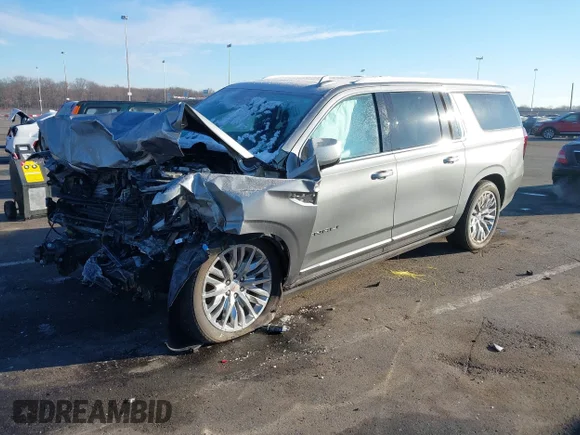 ✅ 2023 GMC Yukon XL Denali • VIN: 1GKS2JKL3PR445326 • Лот: 41075559. Опубликован ранее на IAAI с пробегом 42 324 миль. Бесплатный доступ к архиву аукционных продаж из США и подробный отчёт об истории автомобиля на DreamBid. Изображение 2.