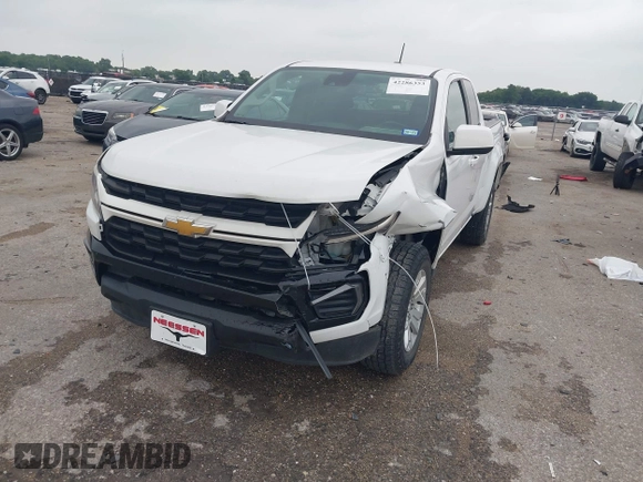✅ 2021 Chevrolet Colorado 2WD LT • VIN: 1GCHSCEA7M1286915 • Lot: 42286353. Wystawiony na IAAI z przebiegiem 44 699 mil. Bezpłatny archiwum sprzedaży aukcyjnych z USA i szczegółowy raport historii pojazdu na DreamBid. Zdjęcie 2.