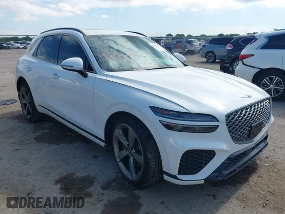 ✅ 2022 Genesis GV70 Sport • VIN: KMUMCDTC7NU015419 • Лот: 42595778. Опубликован ранее на IAAI с пробегом 44 210 миль. Бесплатный доступ к архиву аукционных продаж из США и подробный отчёт об истории автомобиля на DreamBid. Изображение 1.