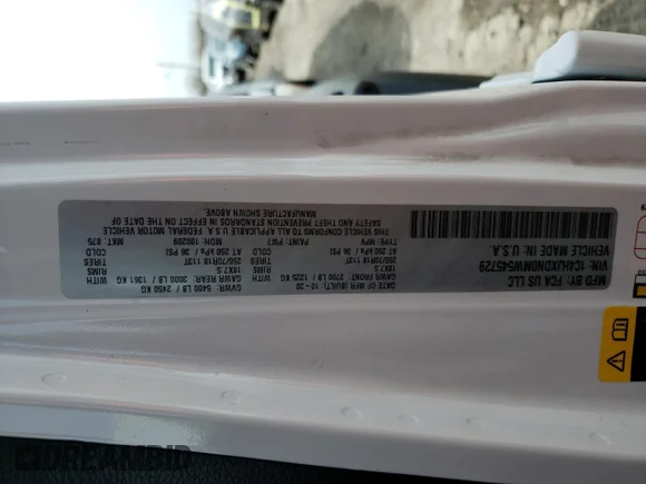 ✅ 2021 Jeep Wrangler Unlimited Sport Altitude • VIN: 1C4HJXDN0MW545729 • Лот: 47700143. Опубликован ранее на Copart с пробегом 30 796 миль. Бесплатный доступ к архиву аукционных продаж из США и подробный отчёт об истории автомобиля на DreamBid. Изображение 12.