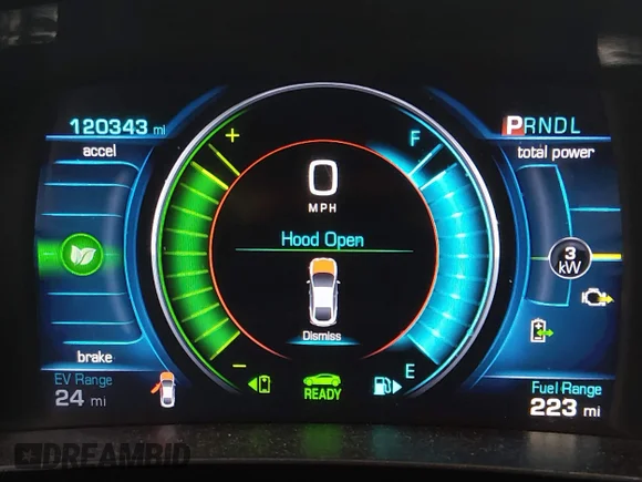 ✅ 2017 Chevrolet Volt Premier • VIN: 1G1RD6S52HU168324 • Лот: 44129015. Опубликован ранее на IAAI с пробегом 120 343 миль. Бесплатный доступ к архиву аукционных продаж из США и подробный отчёт об истории автомобиля на DreamBid. Изображение 7.