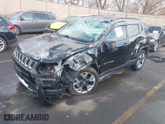 ✅ 2021 Jeep Compass Limited • VIN: 3C4NJDCB4MT589831 • Lot: 44264180. Wystawiony na IAAI z przebiegiem 62 117 mil. Bezpłatny archiwum sprzedaży aukcyjnych z USA i szczegółowy raport historii pojazdu na DreamBid. Zdjęcie 2.