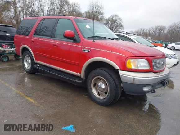 ✅ 1999 Ford Expedition XLT • VIN: 1FMPU18L6XLC38107 • Lot: 41779634. Wystawiony na IAAI z przebiegiem 126 216 mil. Bezpłatny archiwum sprzedaży aukcyjnych z USA i szczegółowy raport historii pojazdu na DreamBid. Zdjęcie 1.