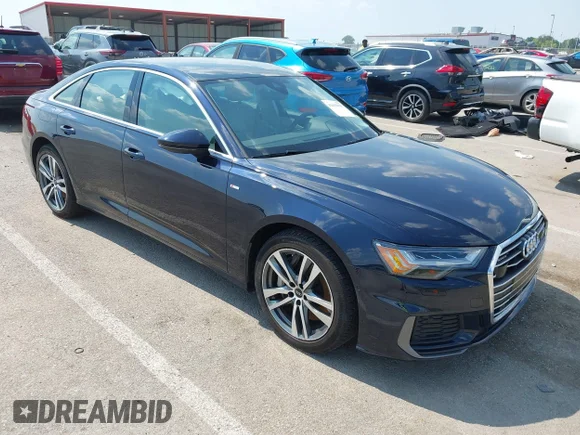 ✅ 2022 Audi A6 Prestige • VIN: WAUM2BF25NN055180 • Lot: 42659093. Listed on IAAI with 29,053 mi. Free auction sales archive from the USA and detailed vehicle history report at DreamBid. Image 1.