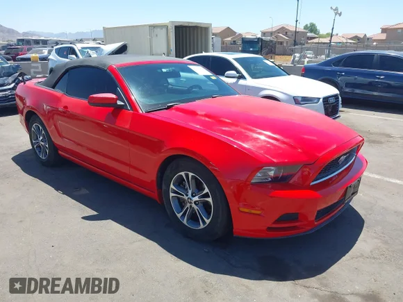 ✅ 2014 Ford Mustang V6 • VIN: 1ZVBP8EM3E5243016 • Lot: 45165493. Listed on IAAI with 120,957 mi. Free auction sales archive from the USA and detailed vehicle history report at DreamBid. Image 1.