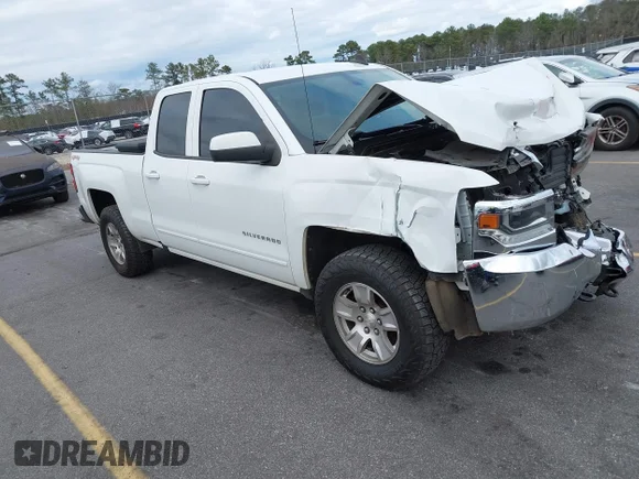 ✅ 2018 Chevrolet Silverado 1500 LT • VIN: 1GCVKREC8JZ221964 • Lot: 44127342. Listed on IAAI with 135,000 mi. Free auction sales archive from the USA and detailed vehicle history report at DreamBid. Image 1.
