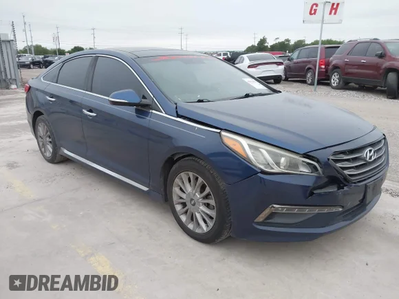 ✅ 2015 Hyundai Sonata Limited • VIN: 5NPE34AF2FH225751 • Лот: 45020838. Опубликован ранее на IAAI с пробегом 155 990 миль. Бесплатный доступ к архиву аукционных продаж из США и подробный отчёт об истории автомобиля на DreamBid. Изображение 1.