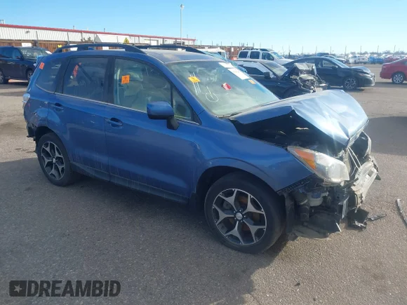 ✅ 2016 Subaru Forester XT Premium • VIN: JF2SJGDC1GH567382 • Lot: 41209285. Listed on IAAI with 194,579 mi. Free auction sales archive from the USA and detailed vehicle history report at DreamBid. Image 1.