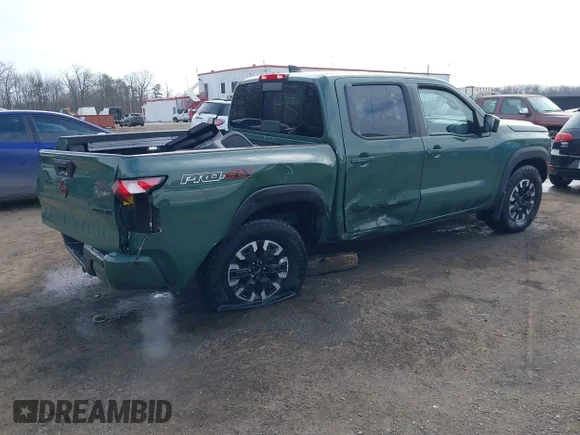✅ 2024 Nissan Frontier SV • VIN: 1N6ED1EK7RN603146 • Lot: 44309426. Wystawiony na IAAI z przebiegiem 15 567 mil. Bezpłatny archiwum sprzedaży aukcyjnych z USA i szczegółowy raport historii pojazdu na DreamBid. Zdjęcie 4.